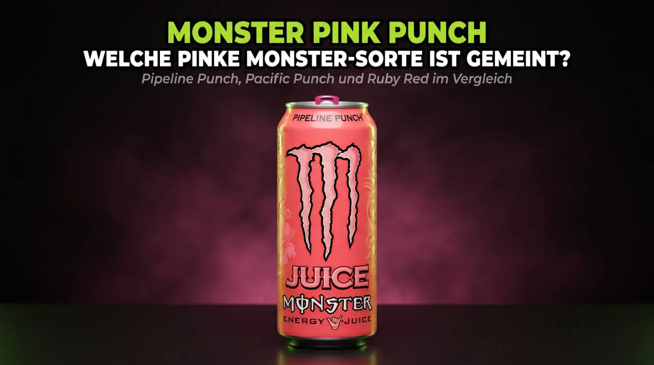 Monster Pink Punch – die drei pinken Monster-Sorten Pipeline, Ultra Rosá und Ultra Punk Punch im Vergleich