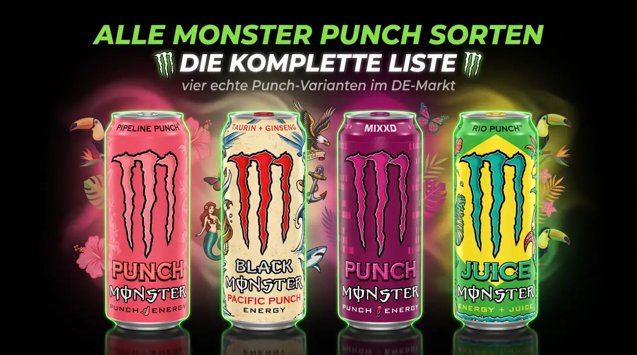 Monster Punch Sorten – komplette Liste inklusive Khaotic, Monarch, Mixxd